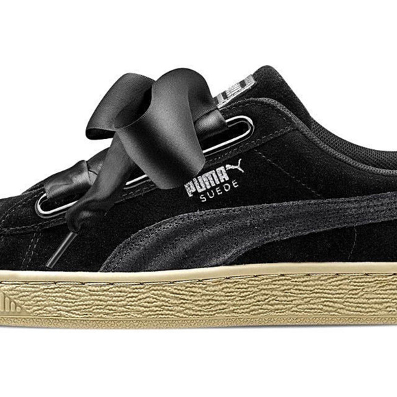 SuEDE HEART SAFARi Shoes Satin Ribbon Bow Laces 8 - Picture 6 of 8